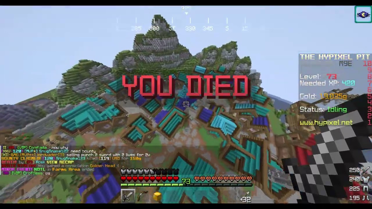 finding chests in Hypixle Pit