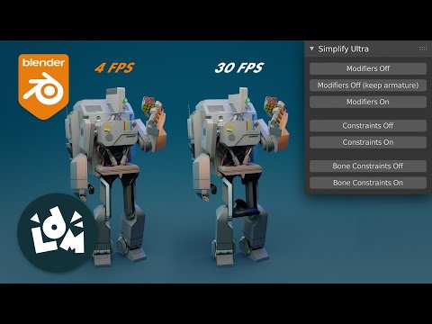 Increasing Viewport Performance for Modifier Heavy Scenes in Blender