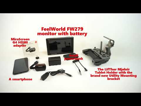 How to install FeelWorld FW279 to your DJI Mavic