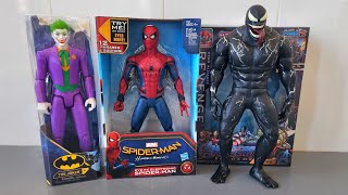Unboxing avengers toys, spider-man, venom, joker