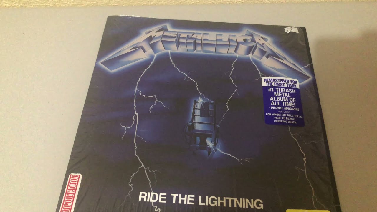 Metallica - Ride The Lightning Vinyl Unboxing 