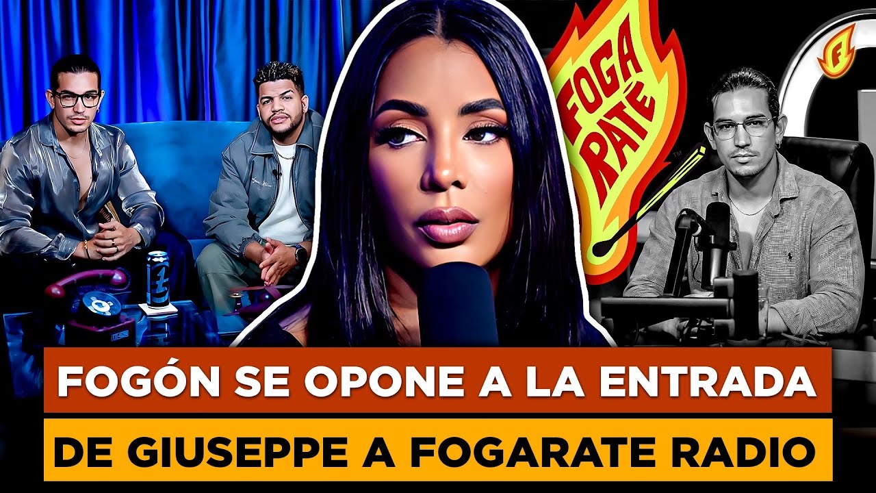 FOGON DECIDE IRSE DE FOGARATE POR ENTRADA DE GIUSSEPE Y LO INFORMA EN PLENO PROGRAMA