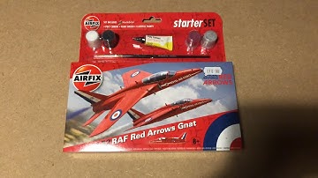 *Live* Building My First Airfix RAF Red Arrows Gnat T.1 #1 (Starter Set)