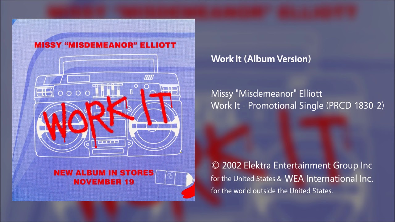 Missy Elliott Work It (Album Version) YouTube