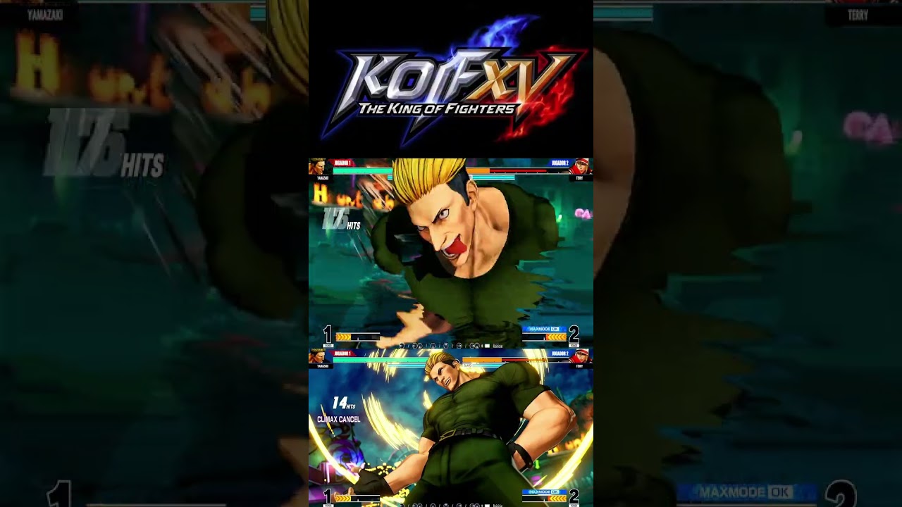 Terry Climax VS Yamazaki Sadomaso + Combo (KoF XV) 