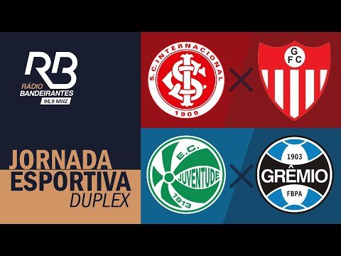 🔵🔴 AO VIVO | Duplex: Inter x Guarani + Juventude x Grêmio | Gauchão (31/01/2024)