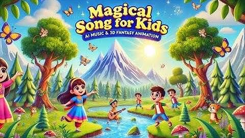 Magical Hindi Song for Kids | AI Music & 3D Animated Fantasy Adventure