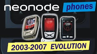 Neonode phones evolution 2003-2007