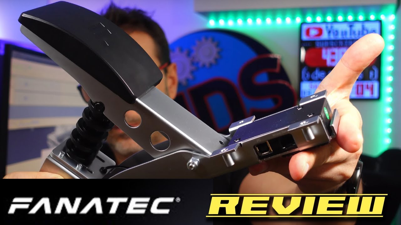 Pedali Fanatec CSL Con Mod Loadcell - Kit Idraulico Con Molla A Pressione Per Sim Racing