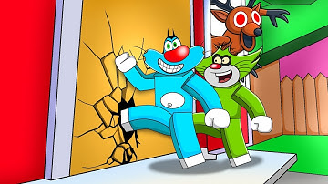 Roblox Oggy and Jack Playing Kick The Door 