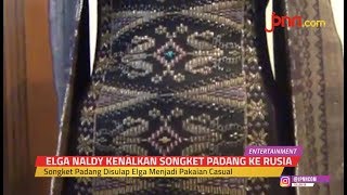 Keren, Desainer Elga Naldy Bawa Songket Kota Gadang ke Rusia - JPNN.com