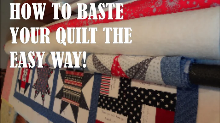 How to Baste a Quilt