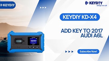 KEYDIY KD X4 — Add Key to 2017 Audi A6L | Read Sync Data from Original Key