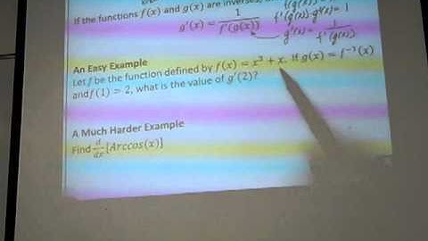 Unit 3 (Part 4) - Rules of Differentiation
