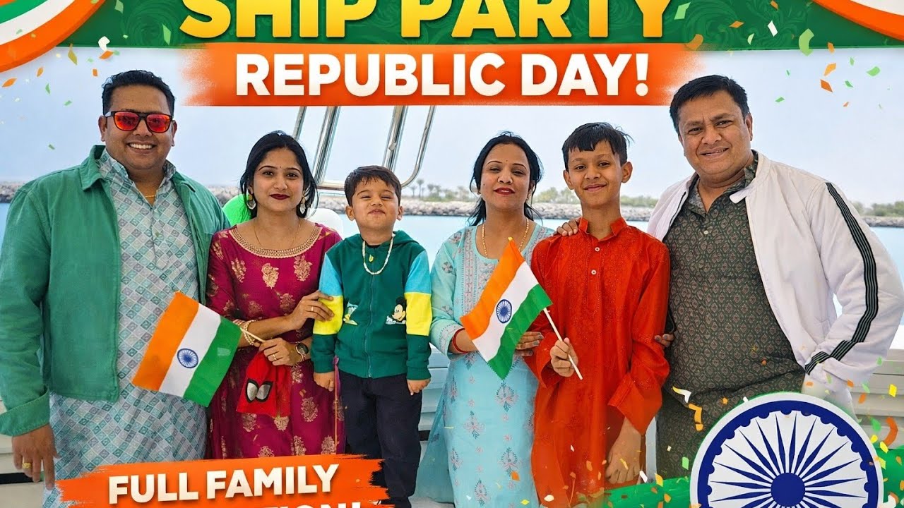 हम सभी कैसे Republic Day 🇮🇳 celebrate kiye UAE me......🥳🇮🇳