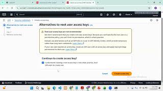 Install aws cli and connect aws account using access key