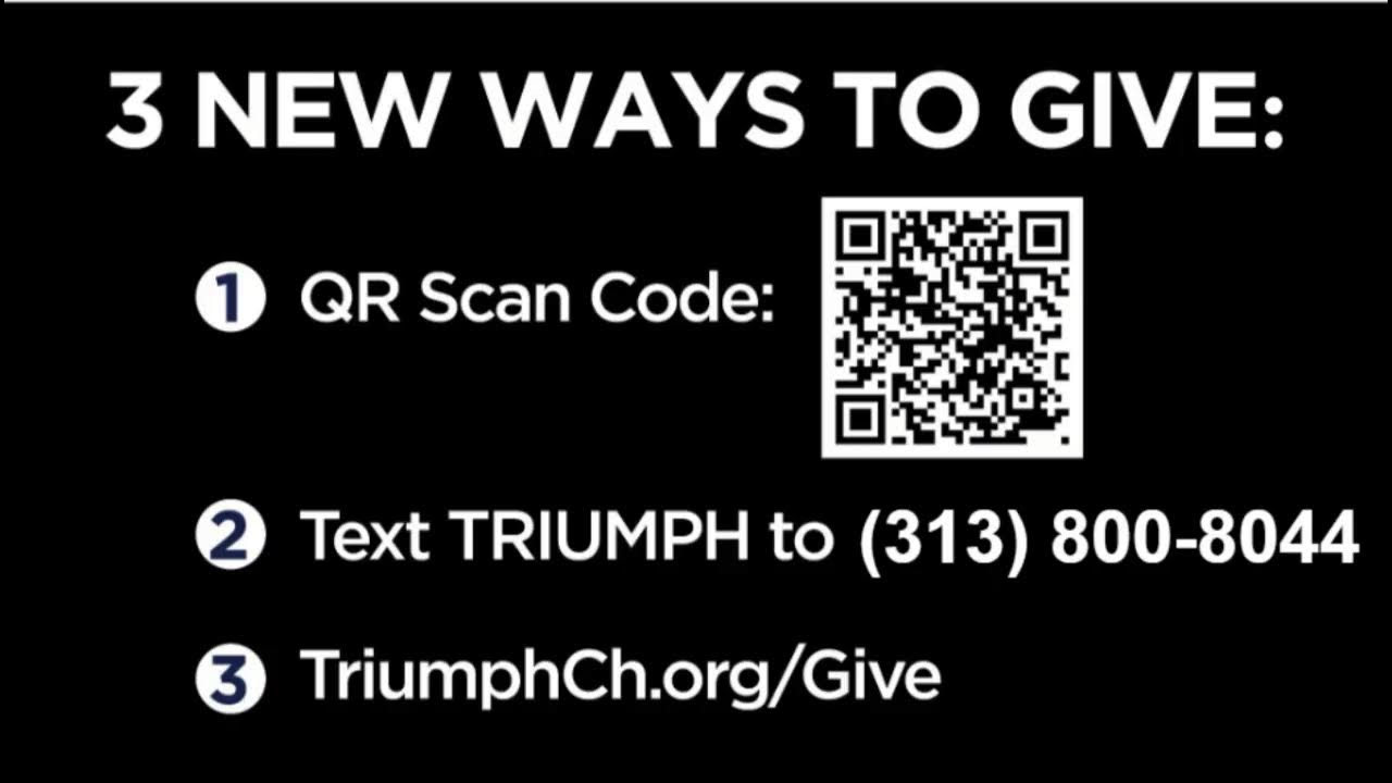 Triumph Church: Tuesday Night Bible Study (1/6/2026 @ 6:30PM)