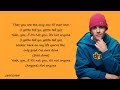 Justin bieber  anyone lyrics with original music