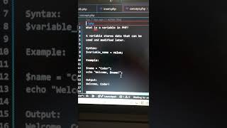 variable in php | What is a Variable in PHP? | PHP Variables Explained for Beginners | PHP Tutorial