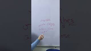 الفرق بين كلمة coth ,clothes and close#2026 #english #education #learnenglish #learning