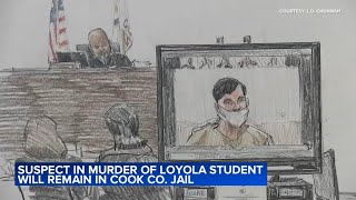 Suspect in Loyola student's murder at North Side beach ordered held