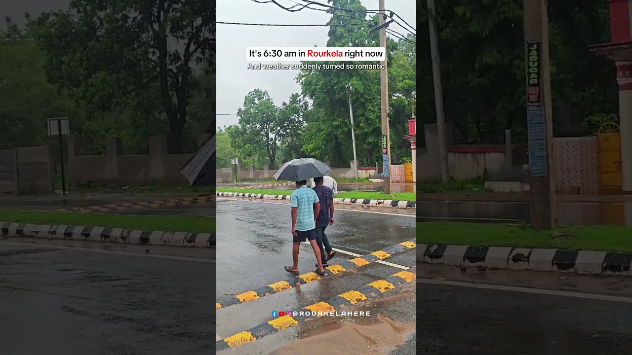It's 6:30 am in Rourkela right now 💯☔ 