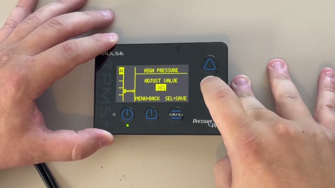 PressurePro Pulse TPMS: Adjusting Alert Settings