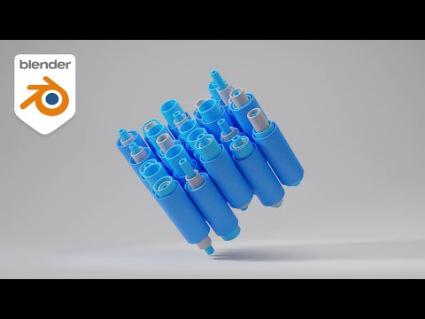 Abstract Animation Using Geometry Nodes || Blender (3.4)