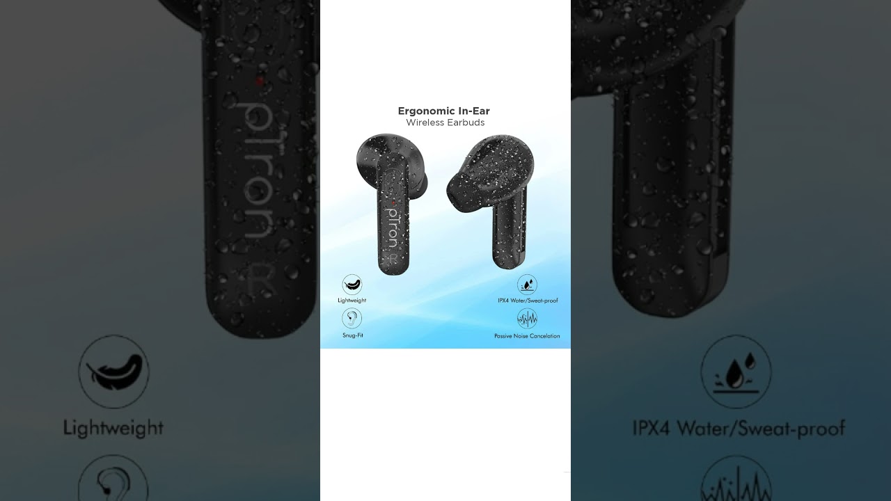 pTron Bassbuds Duo New Bluetooth 5.1 ⚡Wireless Headphone with Stereo audio,