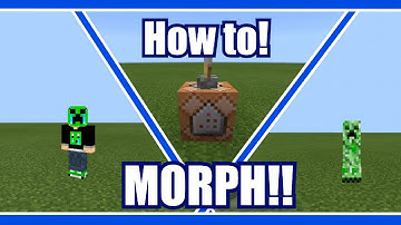 How to Morph! | Easy Commands in Minecraft BE