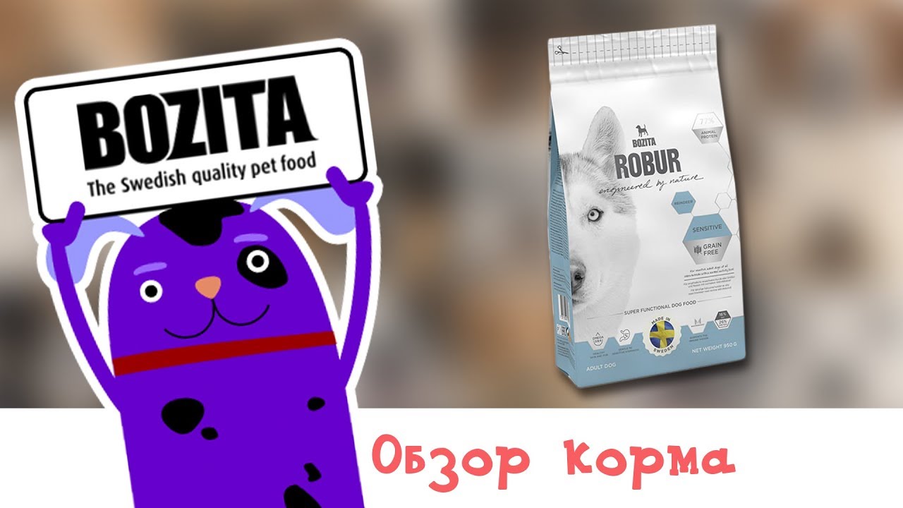 Обзор корма Bozita Robur Sensitive 26/16