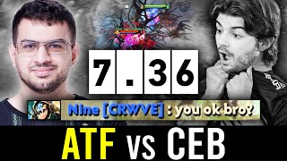 ATF meet CEB in NEW 7.36 PATCH! - '100% OP HERO!'