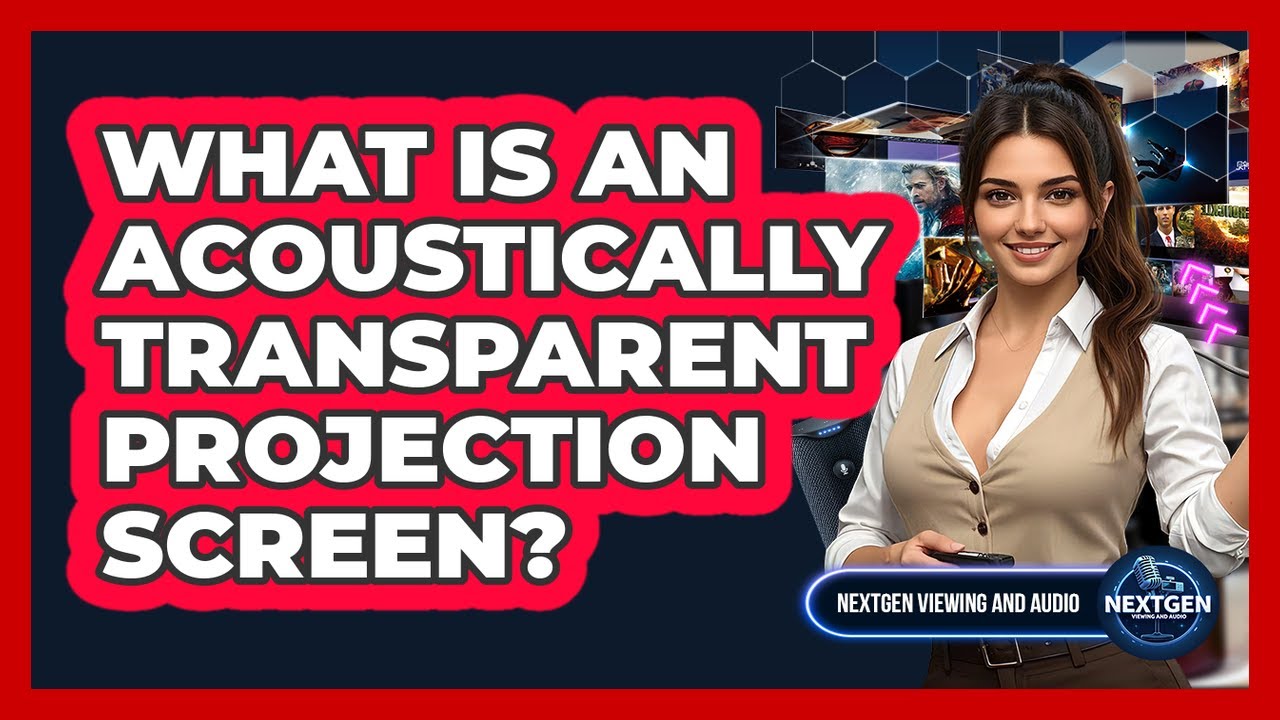 What Is An Acoustically Transparent Projection Screen? - NextGen Viewing and Audio