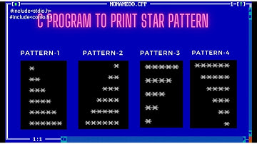 C programming for printing star ⭐ pattern | star pattern 1#coding #programming #c