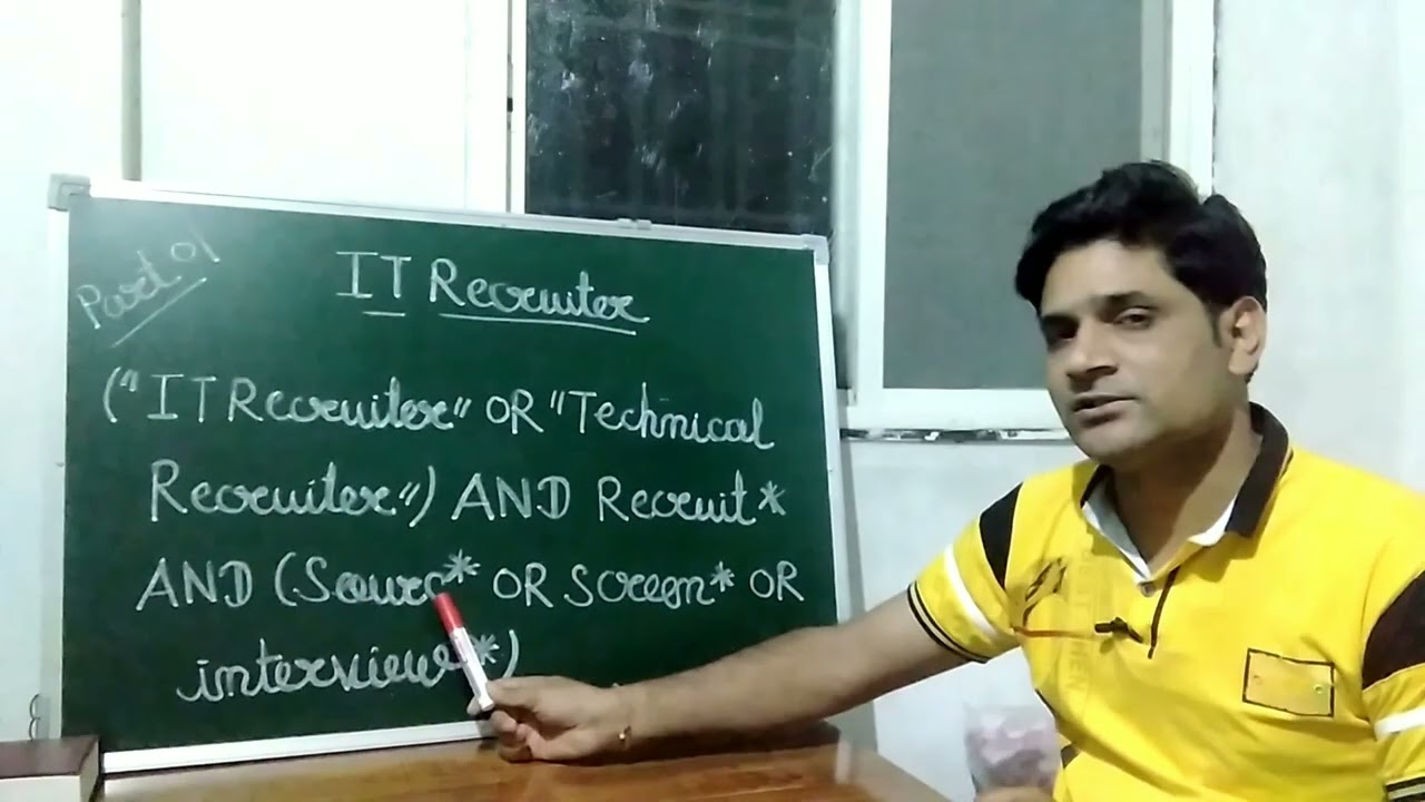 Part 01 | IT Recruiter Boolean Search String | How to make IT Recruiter Boolean Search String |
