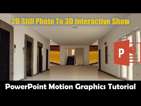 How to Create 3D Movement from A Still Photo in PowerPoint Animations Tutorial