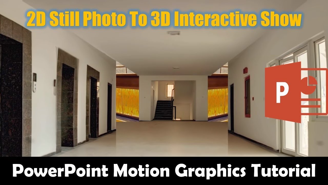 How To Create 3d Movement From A Still Photo In Powerpoint 2016