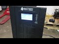 Battery backup power inc 3 phase 208 vac plug and play or hardwire ups