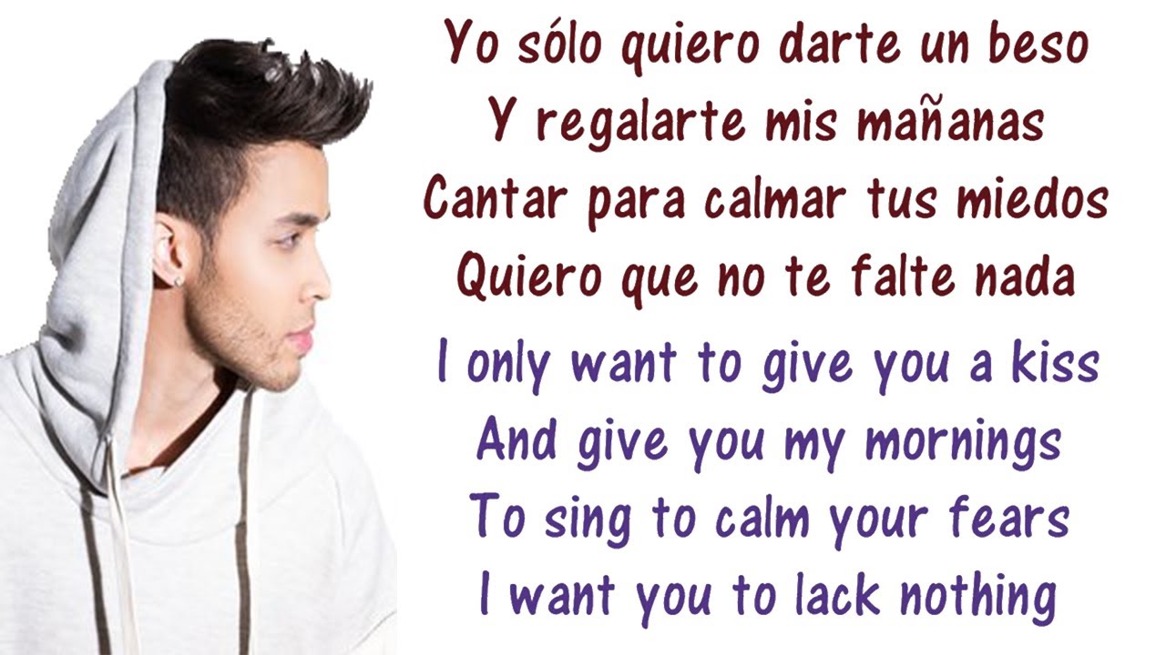 Royce - Darte - Lyrics English and Spanish - Give you a kiss - Translation & - YouTube