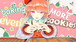 【BAKING STREAM】Making YUMMY "Linzer Augen" #kfp #キアライブ