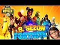 YENİ 8.SEZON GELDİ ! FORTNITE BATTLE ROYALE (Türkçe Fortnite)