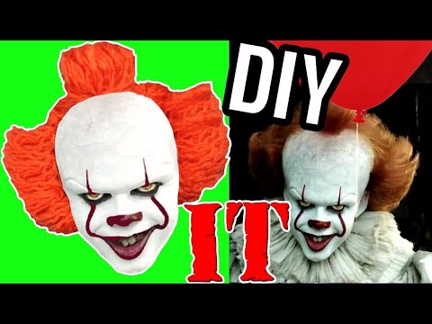 DIY Halloween Homemade Costumes. How to make the Pennywise Wig.