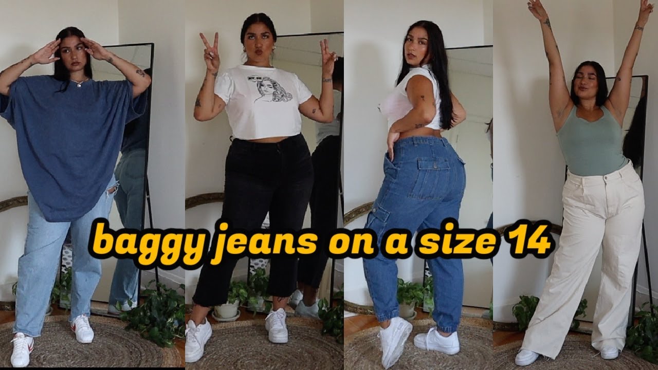 Styling BAGGY, RELAXED Jeans on a Size 14 