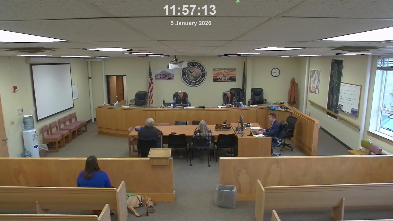 Valley County Board of County Commissioner Meeting January 5, 2026