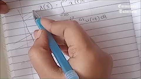 -e^(at)u(-t) Laplace Transform and ROC (Region of Convergence) #EmmanuelTutorials