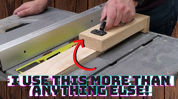 EASIEST and most useful push block for Table Saw!