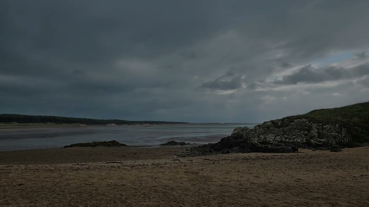 Walking Llanddwyn beach alongside Newborough Forest, Anglesey