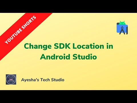 #shorts How to change SDK Location in Android Studio