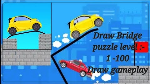 Draw Bridge puzzle level 1 -100 all levels || offline gameplay ( walkthrough , Android, IOS) FIFA 🎮