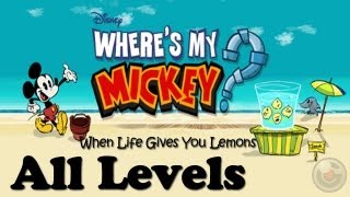 Wheres My Mickey? When Life Gives You Lemons Walkthrough All Levels 1-20